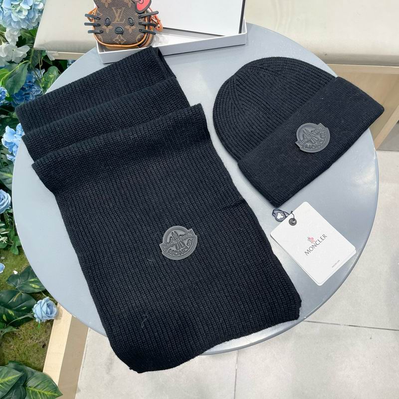 Moncler scarf hat (60)
