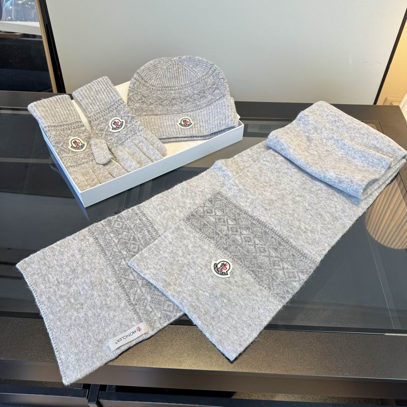 Moncler scarf hat  gloves (10)