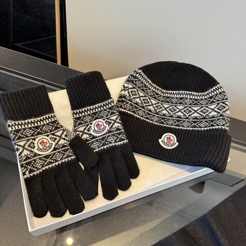 Moncler scarf hat  gloves (4)