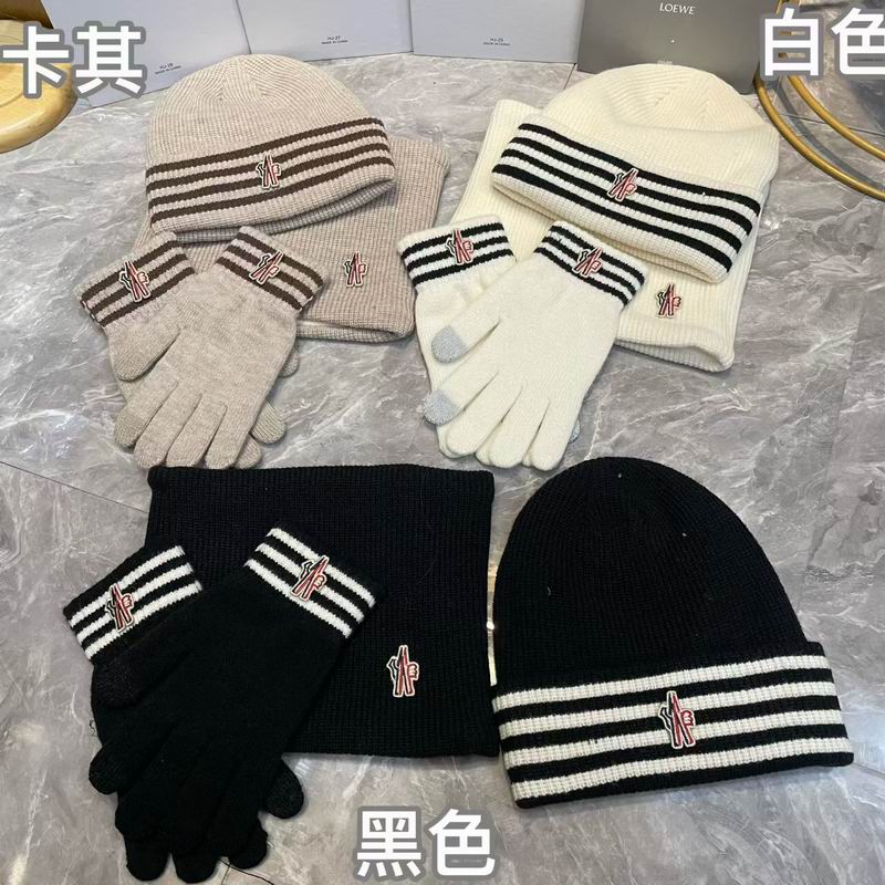 Moncler scarf hat gloves (11)