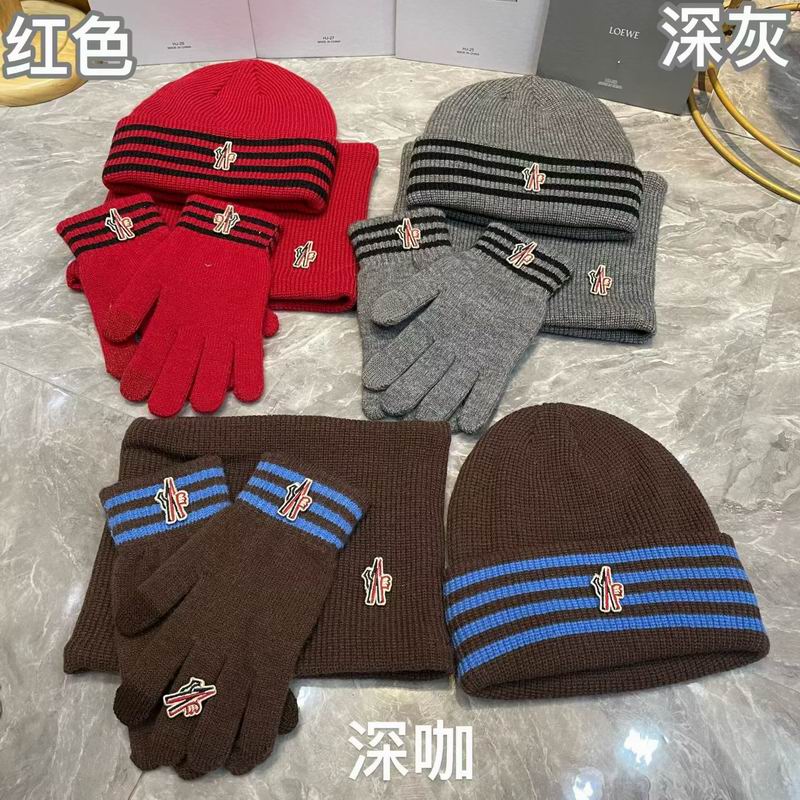 Moncler scarf hat gloves (12)