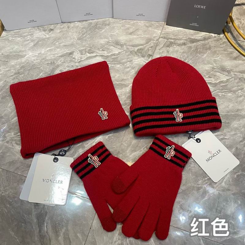 Moncler scarf hat gloves (13)
