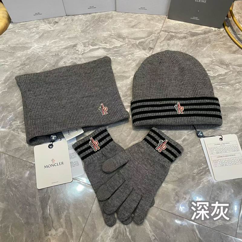 Moncler scarf hat gloves (15)