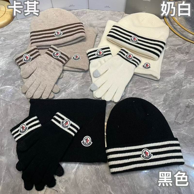 Moncler scarf hat gloves (2)