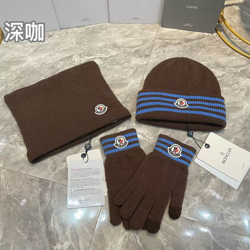 Moncler scarf hat gloves (5)