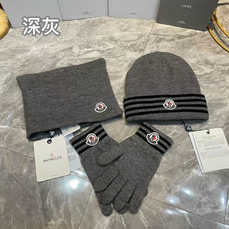 Moncler scarf hat gloves (7)