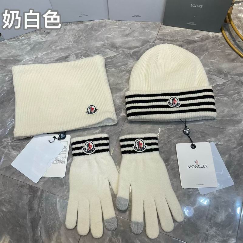 Moncler scarf hat gloves (8)