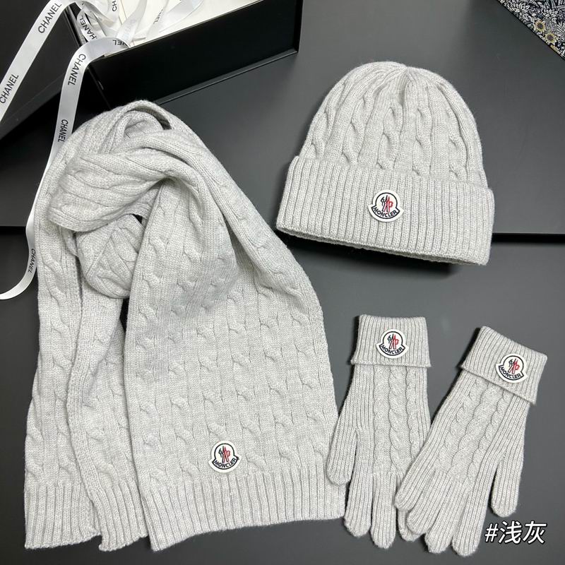 Moncler scarf hat gloves dx (4)