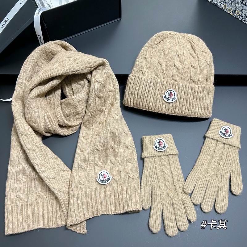 Moncler scarf hat gloves dx (6)