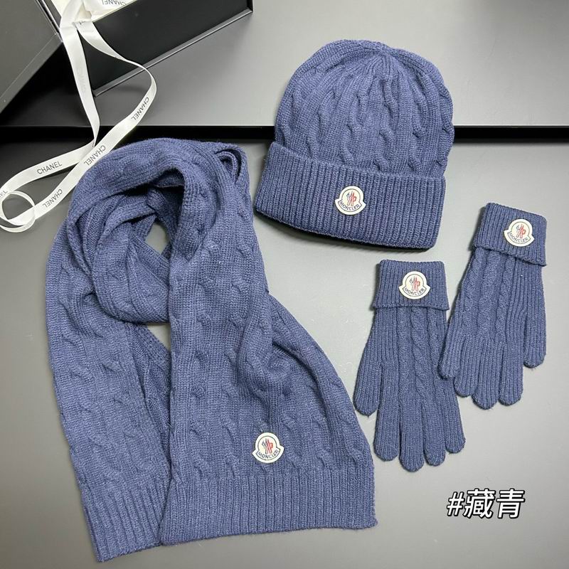 Moncler scarf hat gloves dx (7)