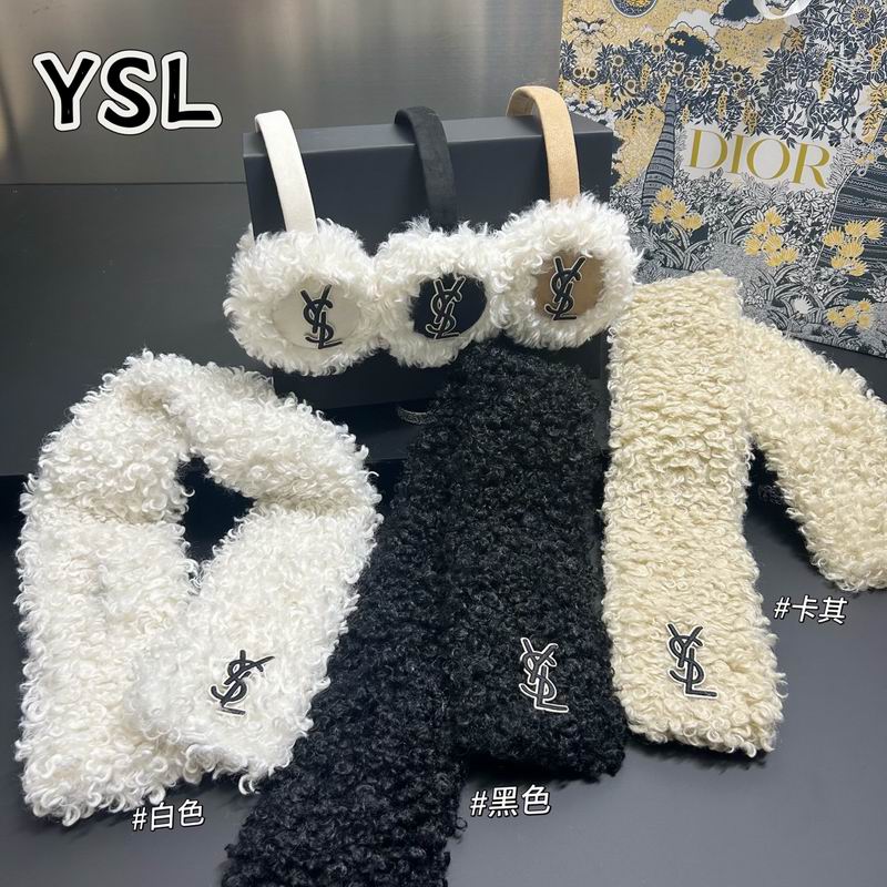 YSL Scarf earmuff dx (203)