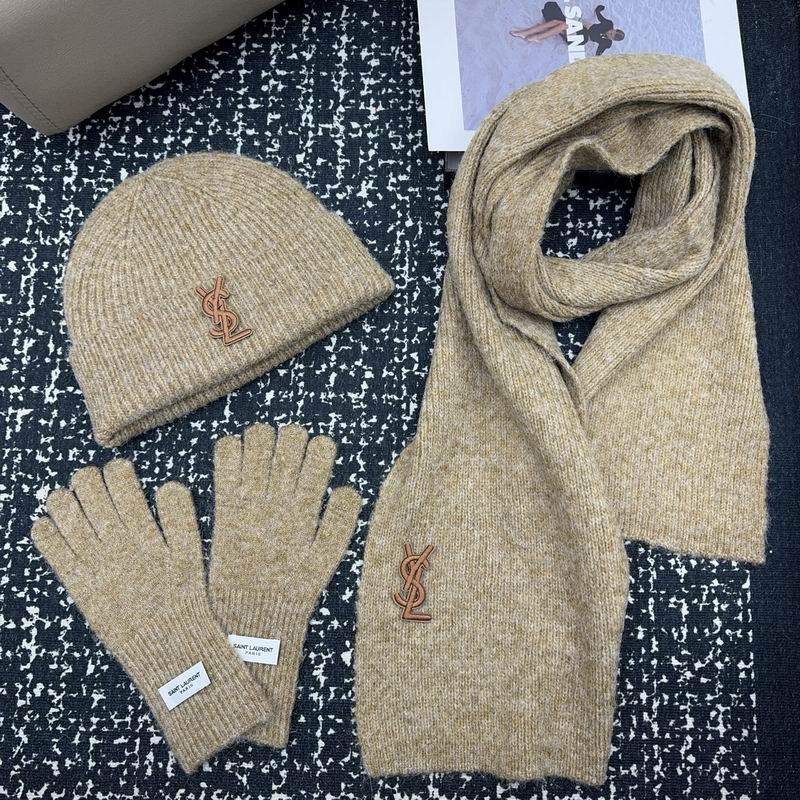 YSL scarf hat gloves (4)
