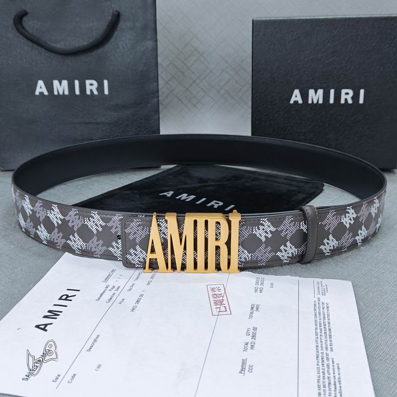 Amiri belt 38mmX90-125cm lb (30)