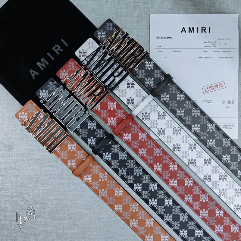 Amiri belt 38mmX90-125cm lb (33)