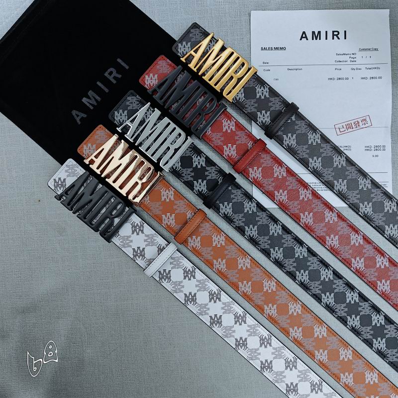 Amiri belt 38mmX90-125cm lb (33)