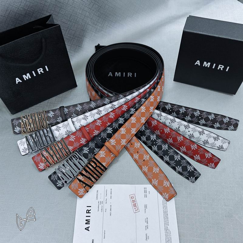 Amiri belt 38mmX90-125cm lb (34)