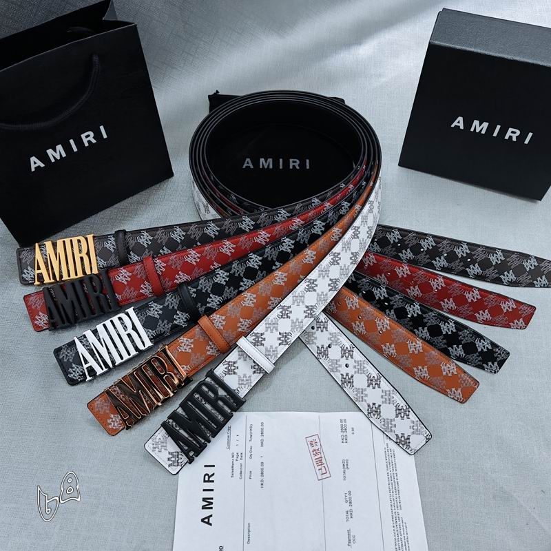 Amiri belt 38mmX90-125cm lb (34)