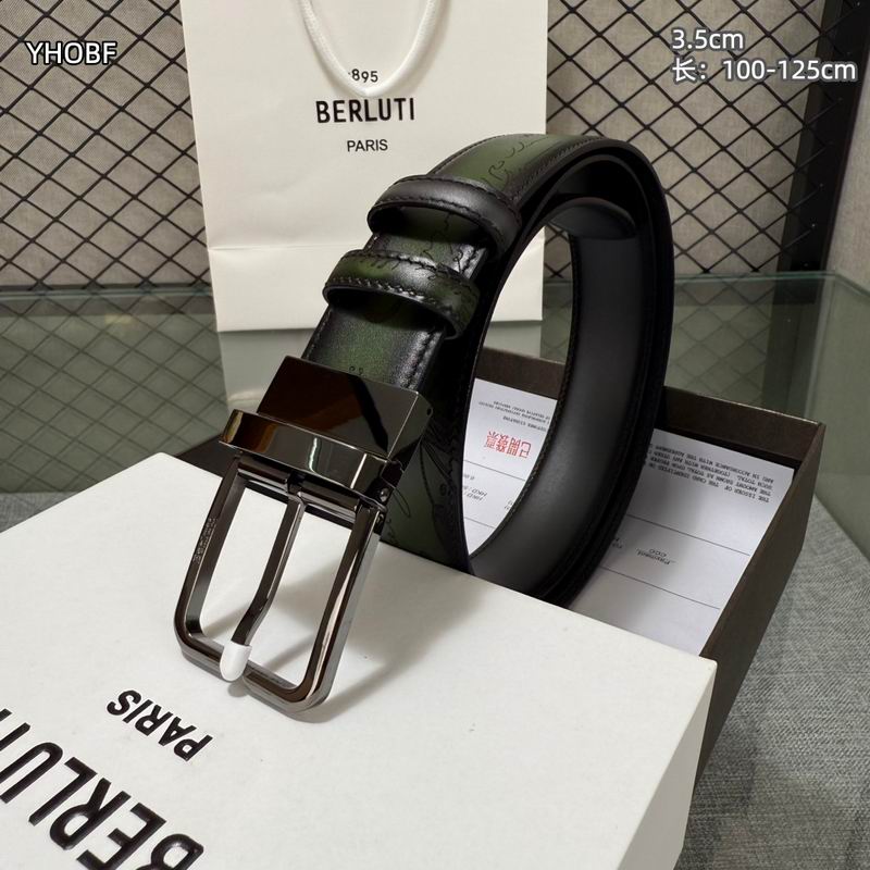 Berluti belt 35mmX100-125cm 8L (46)