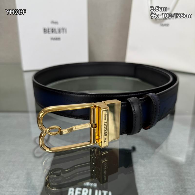 Berluti belt 35mmX100-125cm 8L (48)