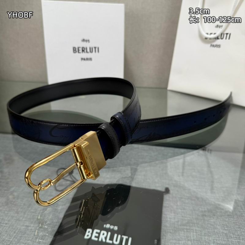 Berluti belt 35mmX100-125cm 8L (49)