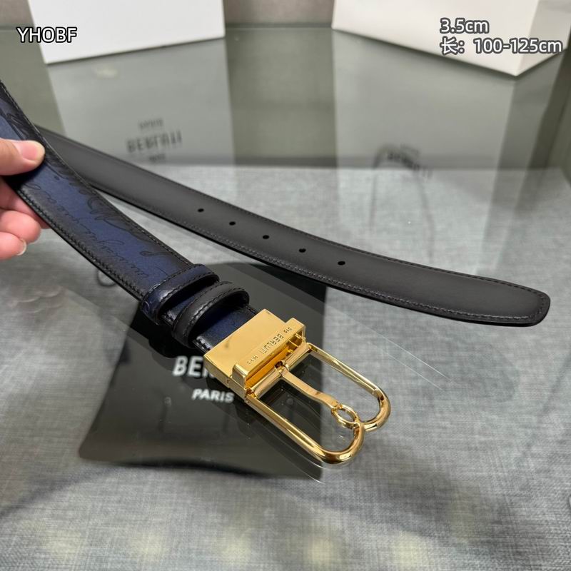 Berluti belt 35mmX100-125cm 8L (50)