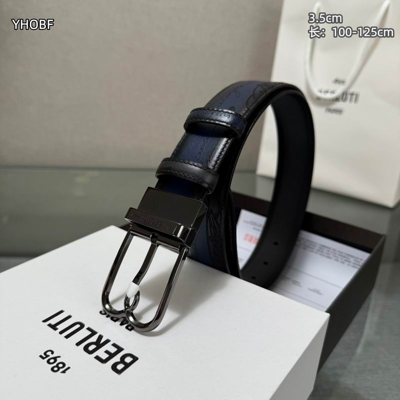 Berluti belt 35mmX100-125cm 8L (52)