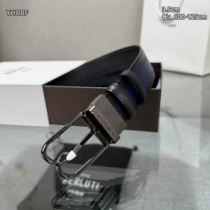 Berluti belt 35mmX100-125cm 8L (53)