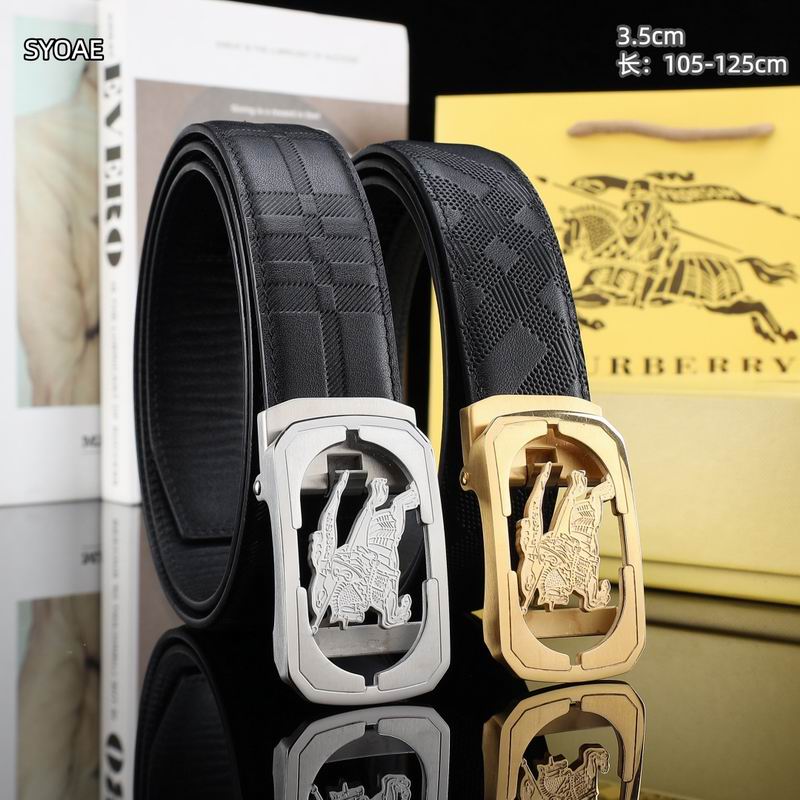 Burberry belt 35mm(自动扣）X100-125cm 8L (17)