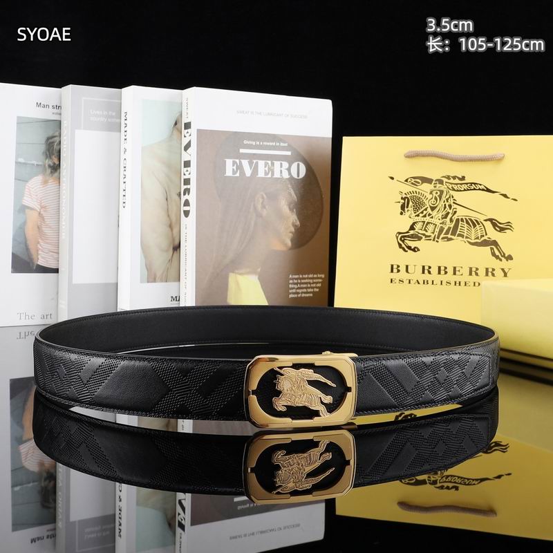 Burberry belt 35mm(自动扣）X100-125cm 8L (24)
