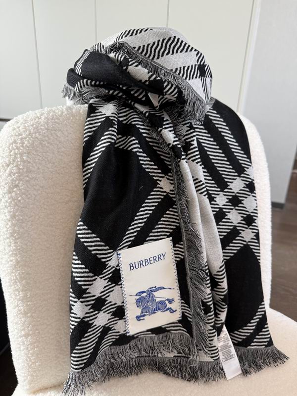 Burberry scarf 200X65cm 70%羊毛30%真丝 E37 (21)