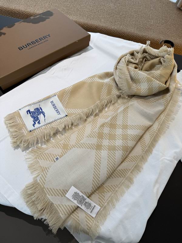 Burberry scarf 200X65cm 70%羊毛30%真丝 E37 (3)
