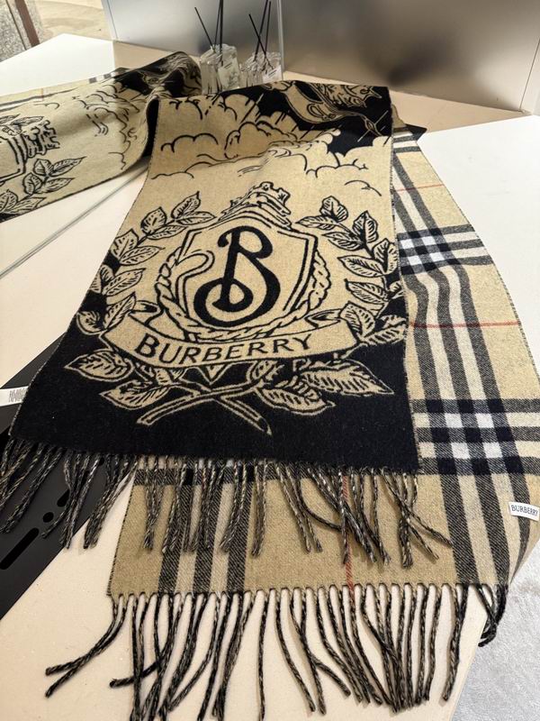Burberry scarf 230X50cm 100%羊绒 E54 (13)