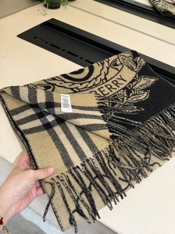 Burberry scarf 230X50cm 100%羊绒 E54 (14)