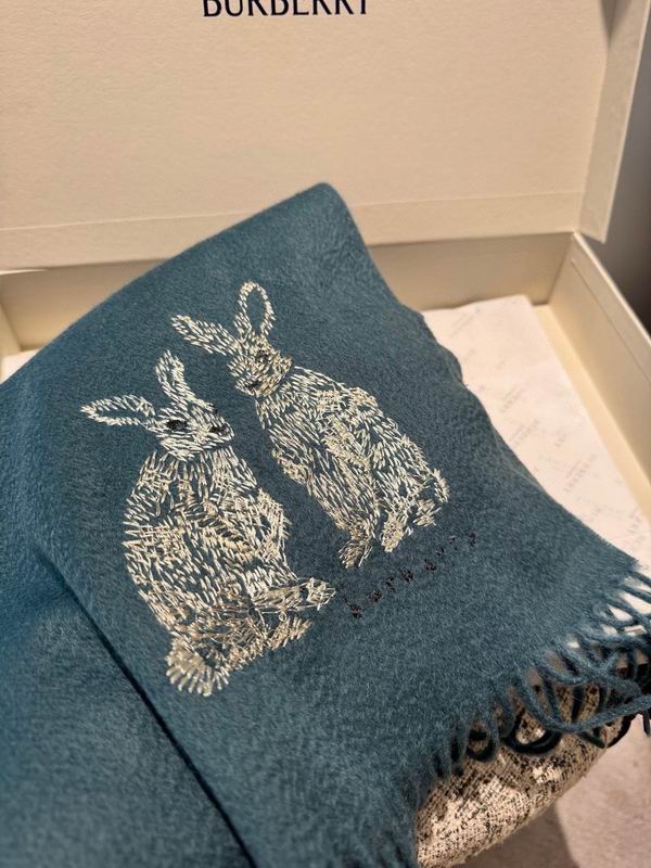 Burberry scarf 30X180cm 100%羊绒 E25 (11)