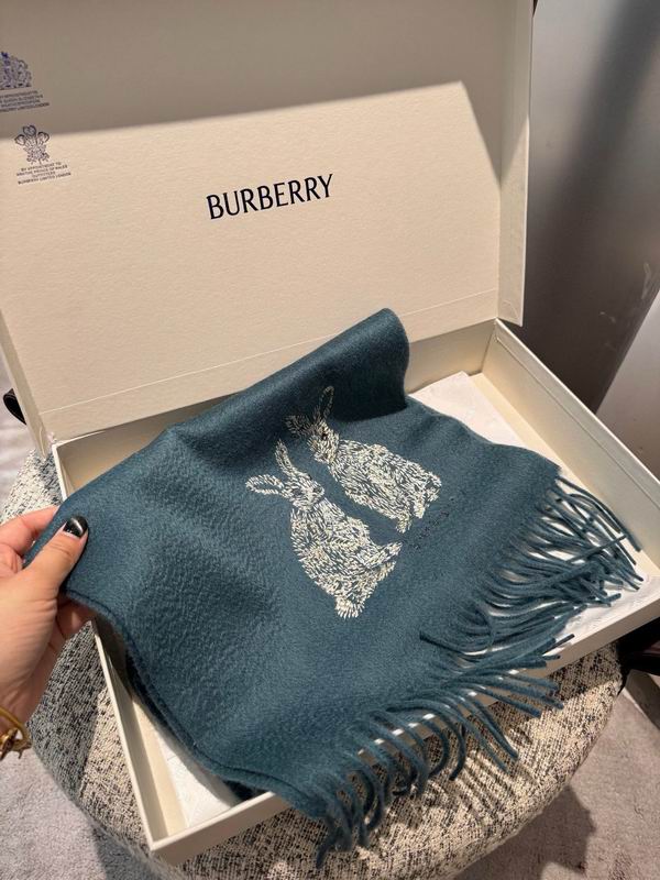 Burberry scarf 30X180cm 100%羊绒 E25 (12)