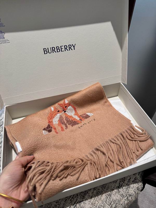 Burberry scarf 30X180cm 100%羊绒 E25 (6)