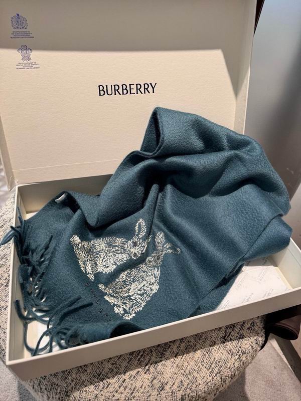 Burberry scarf 30X180cm 100%羊绒 E25 (9)