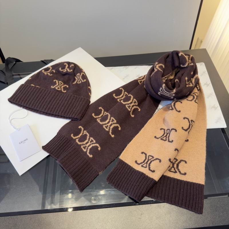 Celine Scarf Hat Gloves (82)