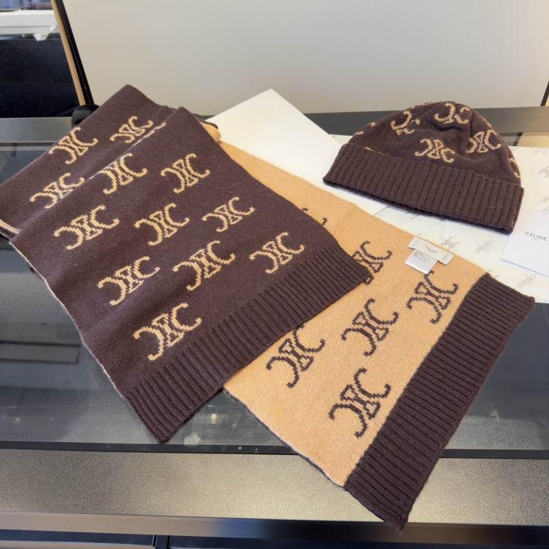 Celine Scarf Hat Gloves (83)