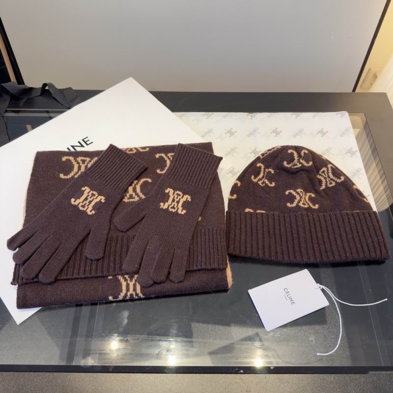 Celine Scarf Hat Gloves (84)