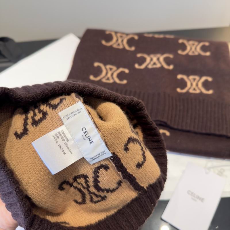 Celine Scarf Hat Gloves (86)