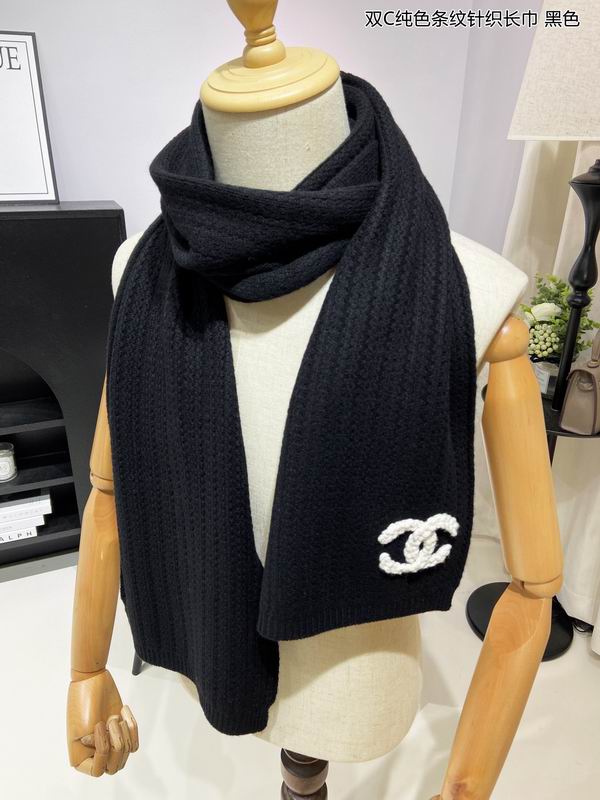 Chanel Scarf 100%羊绒 E20 (1)