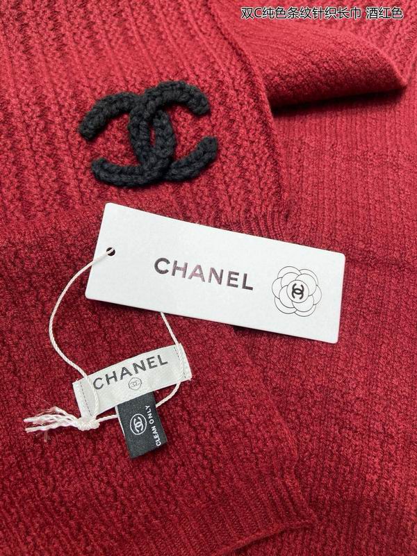Chanel Scarf 100%羊绒 E20 (14)