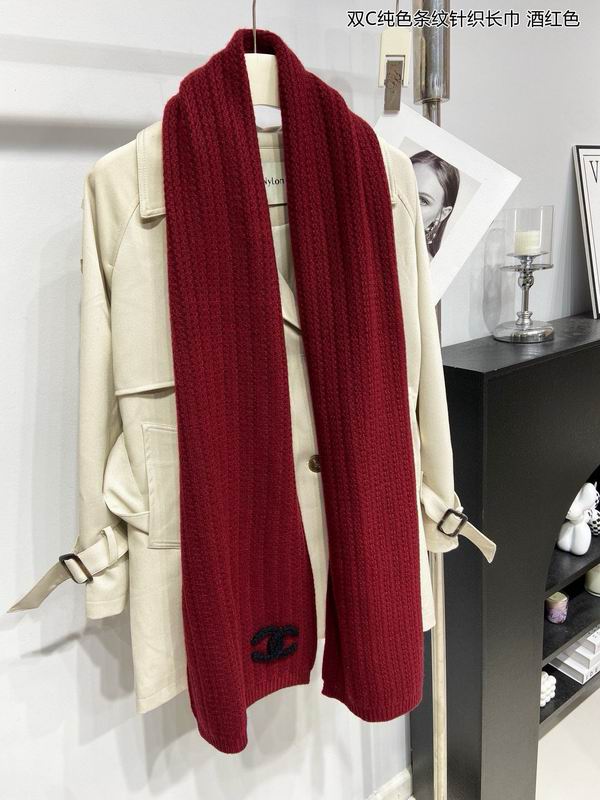 Chanel Scarf 100%羊绒 E20 (16)