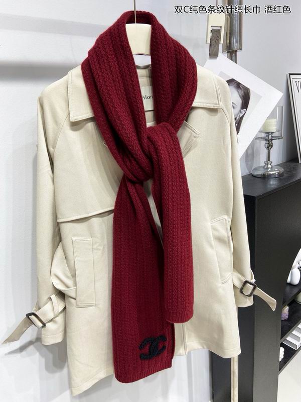Chanel Scarf 100%羊绒 E20 (17)