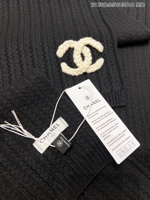 Chanel Scarf 100%羊绒 E20 (3)
