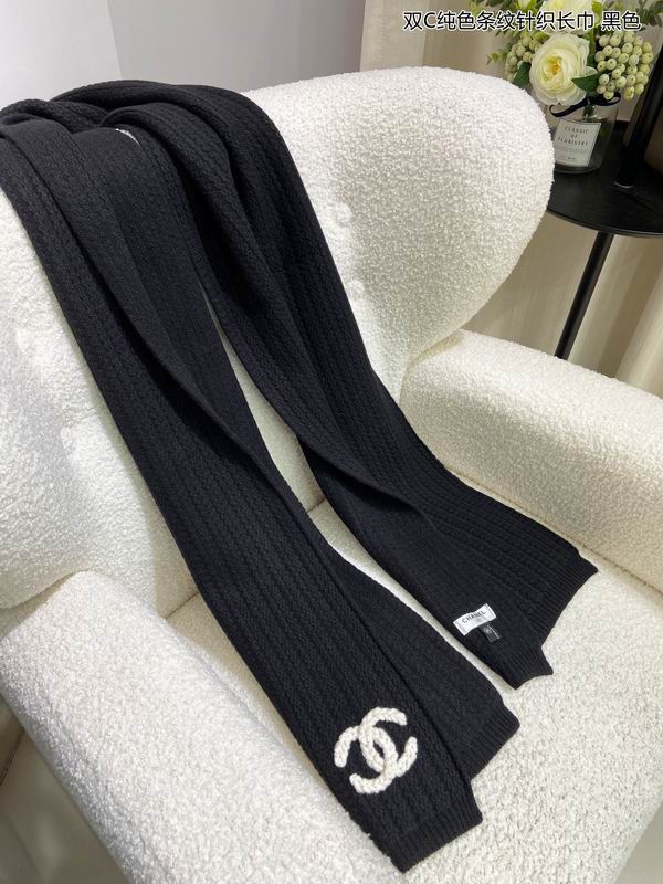 Chanel Scarf 100%羊绒 E20 (4)