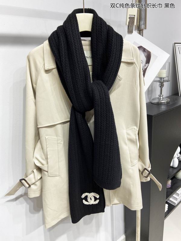 Chanel Scarf 100%羊绒 E20 (6)
