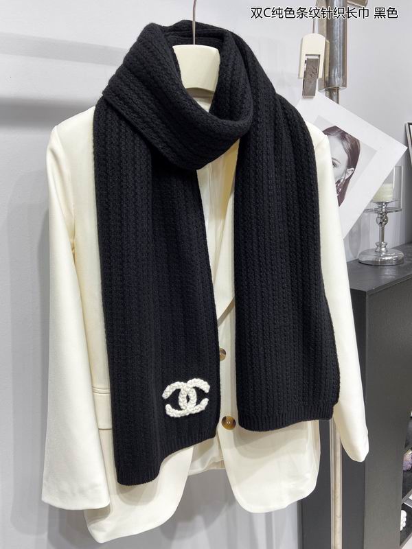 Chanel Scarf 100%羊绒 E20 (7)