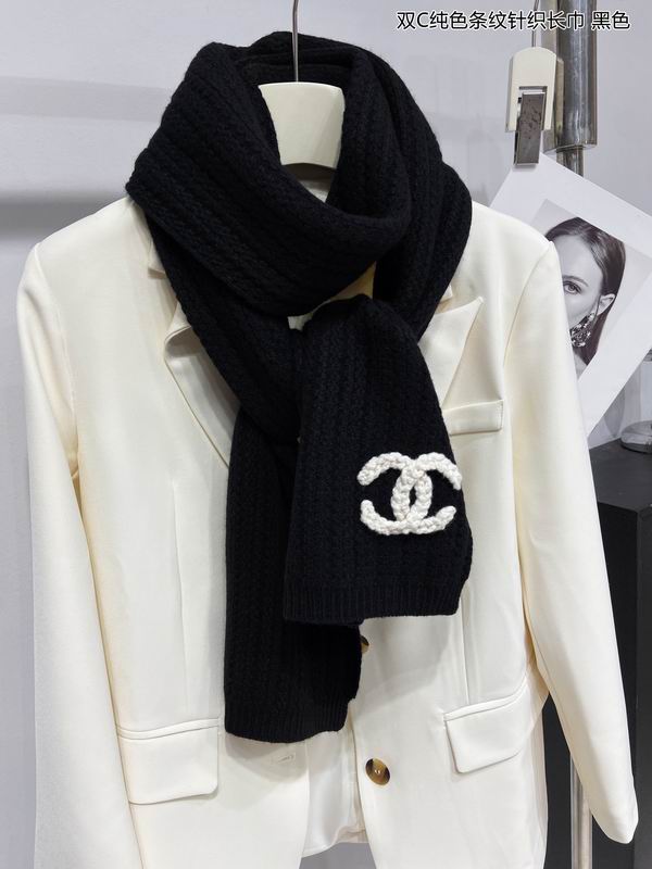 Chanel Scarf 100%羊绒 E20 (8)